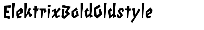 ElektrixBoldOldstyle