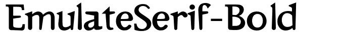 EmulateSerif-Bold