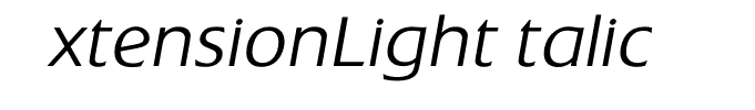 ExtensionLightItalic