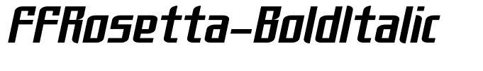 FFRosetta-BoldItalic