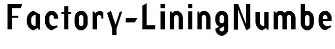Factory-LiningNumbers