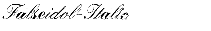 Falseidol-Italic