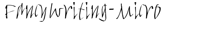 FancyWriting-Micro