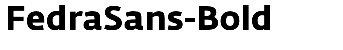FedraSans-Bold