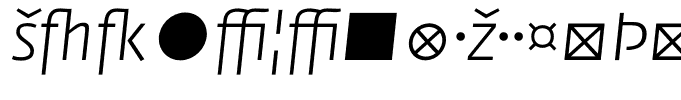 FedraSans-LightItalicExpert