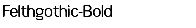 Felthgothic-Bold