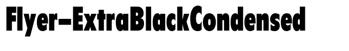 Flyer-ExtraBlackCondensed