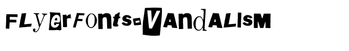 Flyerfonts-Vandalism
