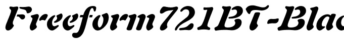 Freeform721BT-BlackItalic