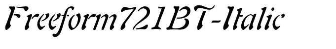 Freeform721BT-Italic