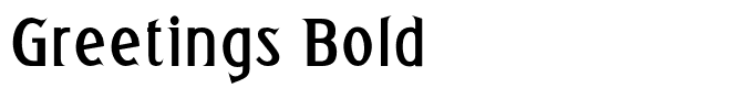 Greetings Bold