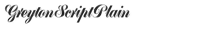 GreytonScriptPlain