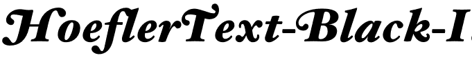 HoeflerText-Black-Italic-Swash