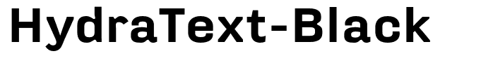 HydraText-Black