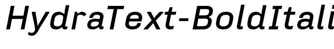 HydraText-BoldItalic