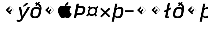 HydraText-BoldItalicExpert