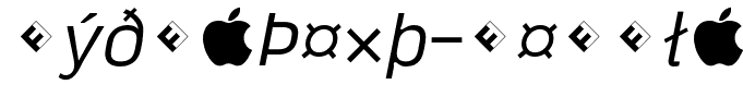 HydraText-RegularItalicExp