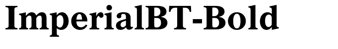 ImperialBT-Bold