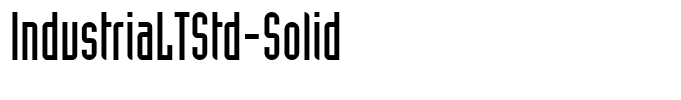 IndustriaLTStd-Solid
