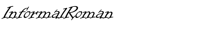 InformalRoman
