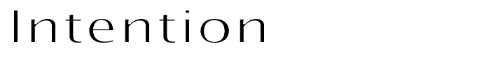 Intention