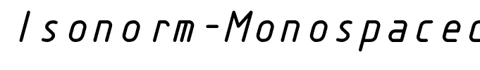 Isonorm-MonospacedItalic