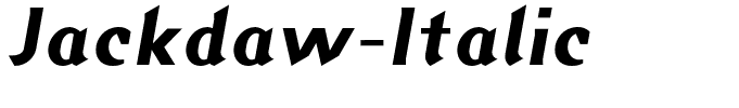 Jackdaw-Italic