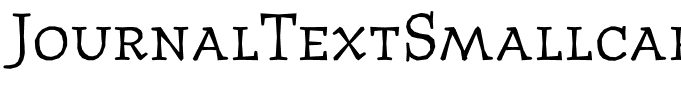 JournalTextSmallcaps