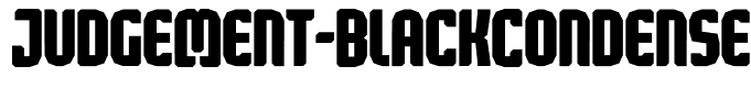 Judgement-BlackCondensed
