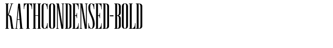 KathCondensed-Bold