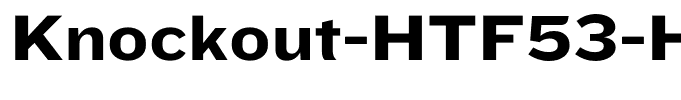 Knockout-HTF53-Heviweight