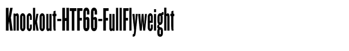 Knockout-HTF66-FullFlyweight