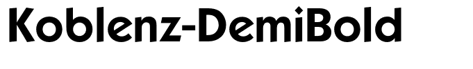 Koblenz-DemiBold