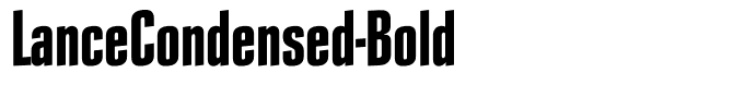 LanceCondensed-Bold