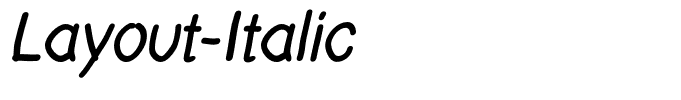 Layout-Italic