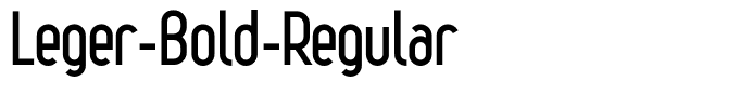 Leger-Bold-Regular