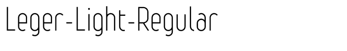 Leger-Light-Regular