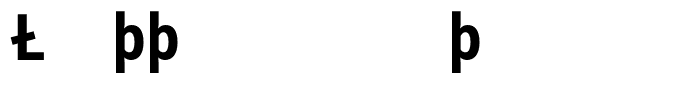 LetterGothicText-BoldSymbol
