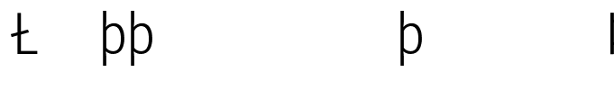 LetterGothicText-LightSymbol