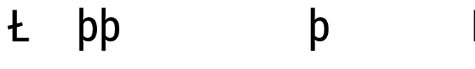 LetterGothicText-Symbol