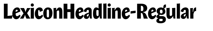 LexiconHeadline-Regular