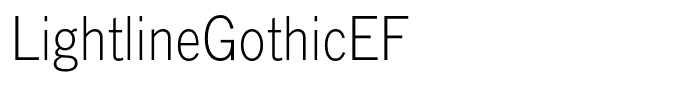 LightlineGothicEF