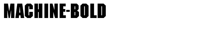 Machine-Bold