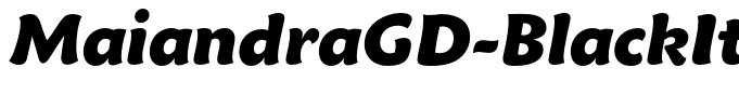 MaiandraGD-BlackItalic