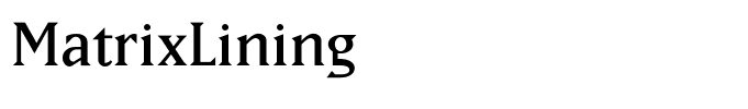 MatrixLining