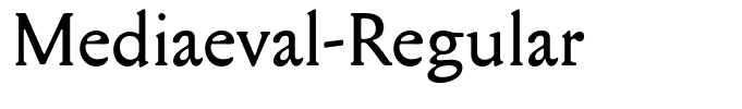 Mediaeval-Regular