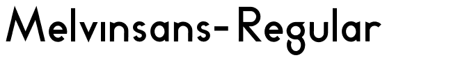 Melvinsans-Regular