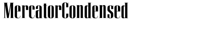 MercatorCondensed