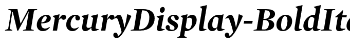 MercuryDisplay-BoldItalic