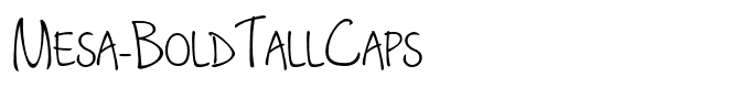 Mesa-BoldTallCaps